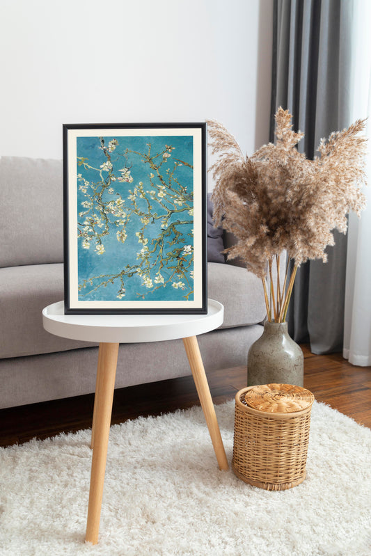 Almond Blossom Branches – Vincent van Gogh Inspired Digital Art Poster | High-Resolution Wall Print