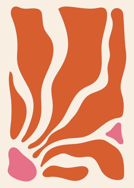 FLORAL ABSTRACT ART POSTER