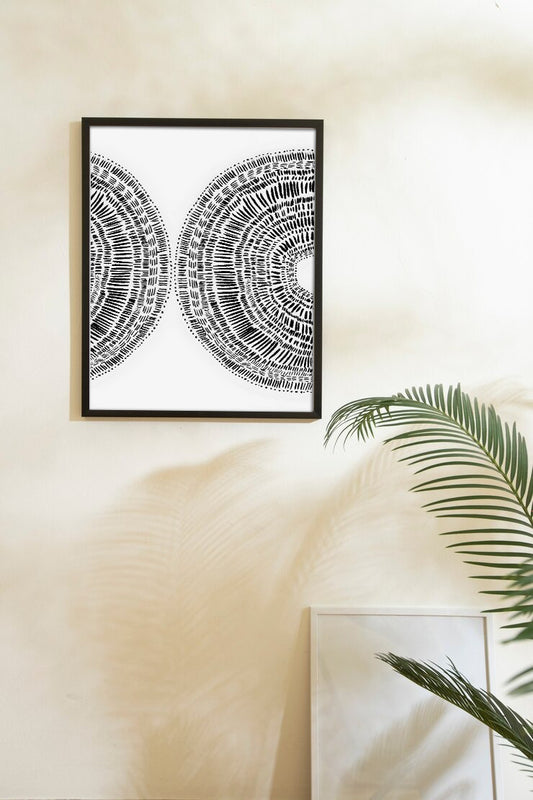 Elegant Abstract Silhouette Art - Black Brushstroke Portraits for Modern Decor