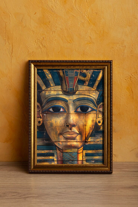 Golden Mask of Pharaoh – Ancient Egyptian Wall Art
