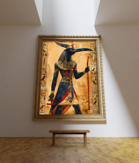 Thoth: The Egyptian God of Wisdom – Digital Art Print