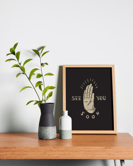 See You Soon – Vintage Hand Illustration Wall Art