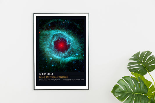 Helix Nebula Digital Print – Eye of God Space Wall Art