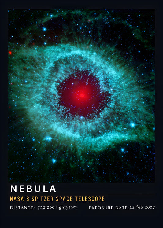 Helix Nebula Digital Print – Eye of God Space Wall Art