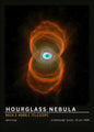 Hourglass Nebula Digital Art Poster | Hubble Space Telescope | Space Wall Art