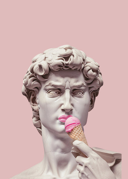 David’s Sweet Escape – Classical Art Meets Pop Culture