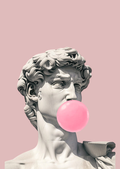 David Reimagined: A Pop Art Twist on a Renaissance Masterpiece