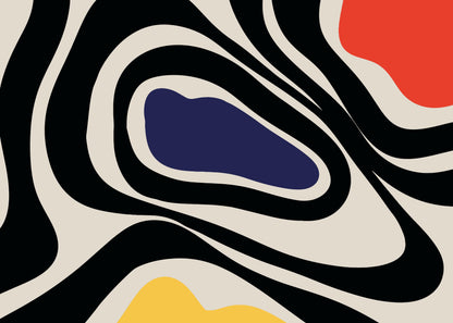 Boho Abstract Art Poster
