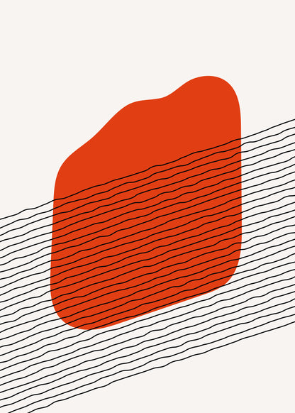 Minimalist Abstract Line & Shape Art – Set of 3 Digital Posters | Modern Wall Decor