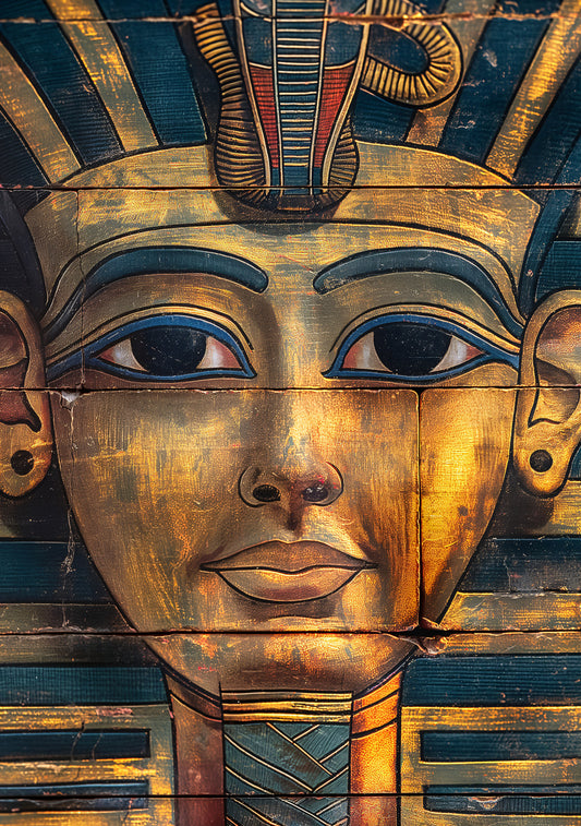 Golden Mask of Pharaoh – Ancient Egyptian Wall Art