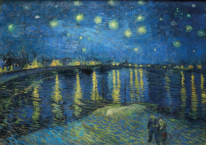 Starry Night Over the Rhône – Vincent van Gogh Digital Art Print | Classic Impressionist Wall Decor