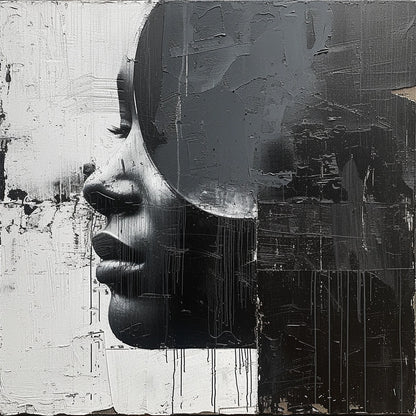 Abstract Digital Art – High-Quality Modern Portrait Prints