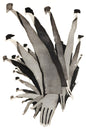 Surreal Ink Hands Illustration - Abstract Black & White Digital Art Poster