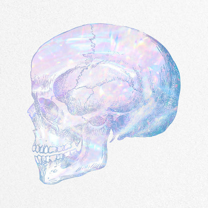Skull Poster – Bold & Edgy Wall Art for Modern Spaces Blue