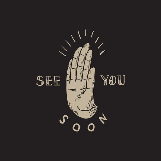 See You Soon – Vintage Hand Illustration Wall Art