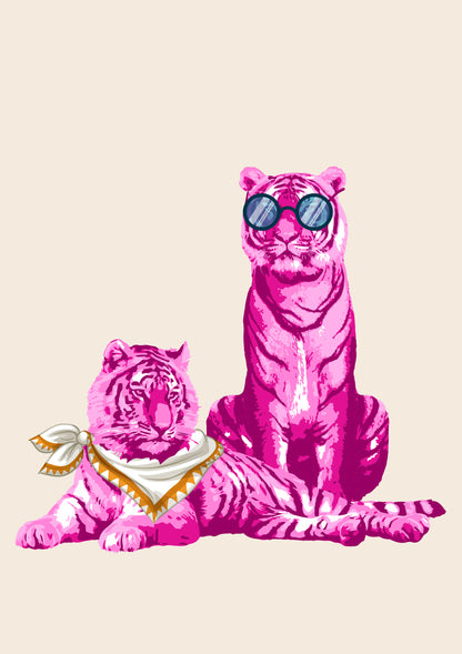 Trendy Tiger Poster – Artistic & Elegant Wall Art