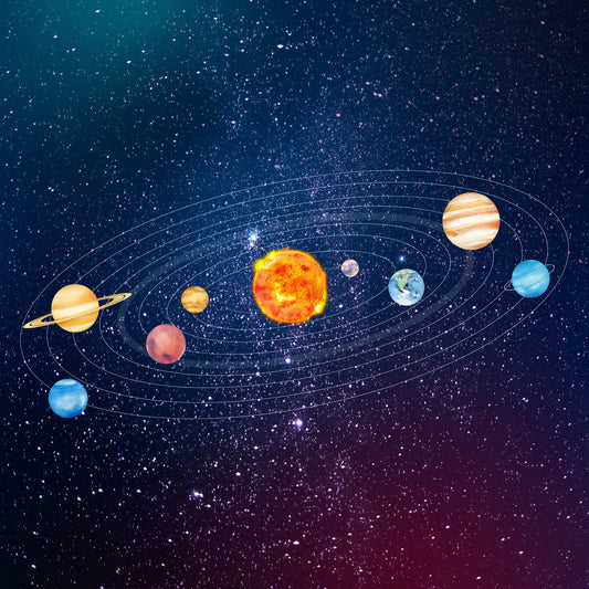 Solar System Digital Wall Art | Outer Space Printable Poster for Kids & Adults
