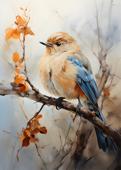 Small Bird Poster – Adorable & Nature-Inspired Wall Art for Bird Lovers