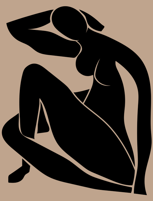 Female Artwork | Minimalist & Aesthetic Female Drawing Print.