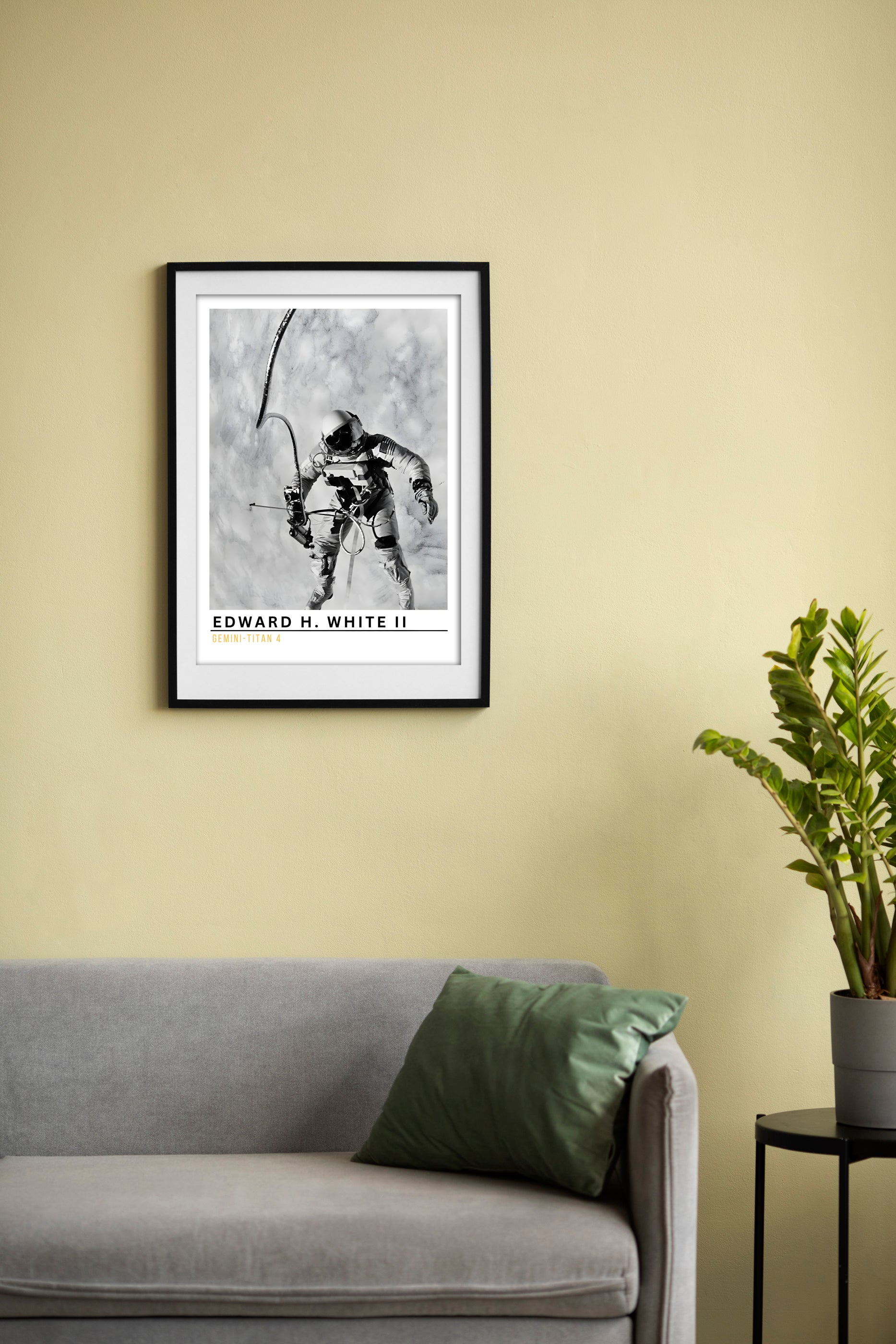 Edward H. White II Spacewalk Poster - Gemini-Titan 4 NASA Historic Digital Art